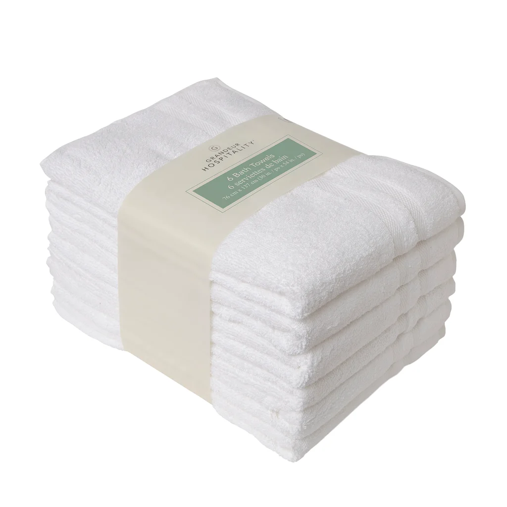 Grandeur Hospitality Bath Towels 6pc
