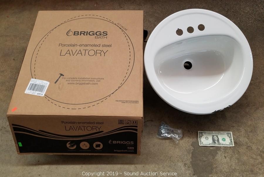 Briggs Bath Porcelain Enameled Steel Lavatory