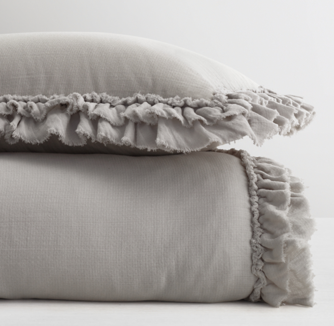 Threshold Vintage Washed Ruffled Sham
