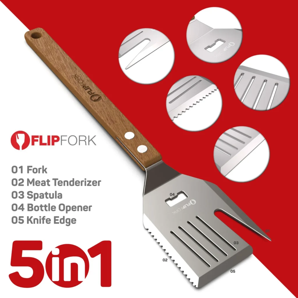Flipfork Boss Grilling Fork