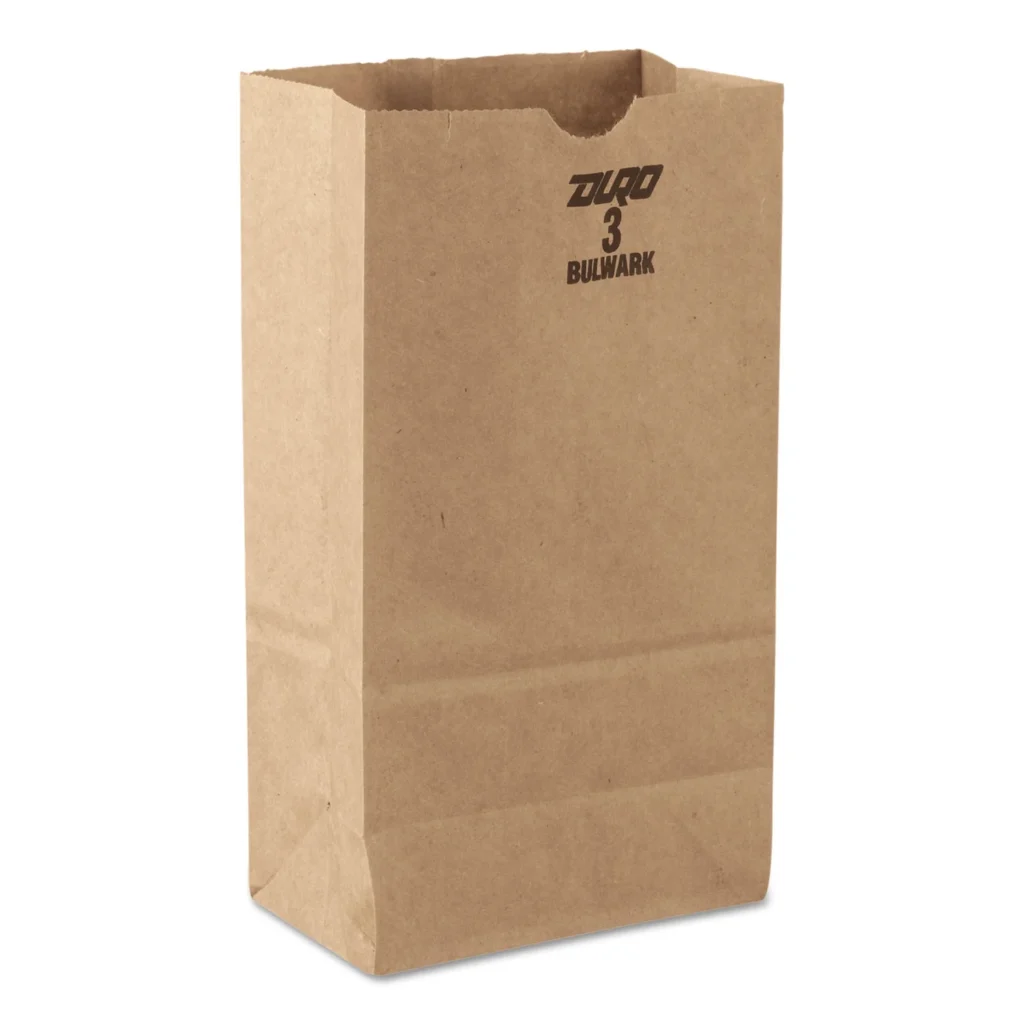 6.12x3.93x12.3 Inch Paper Grocery Bags ( 500 Count)