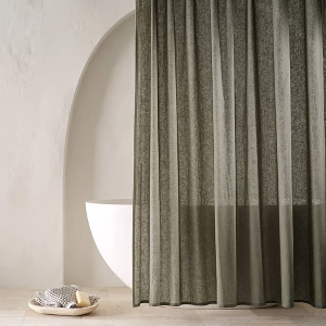 Casaluna Linen Blend Shower Curtains