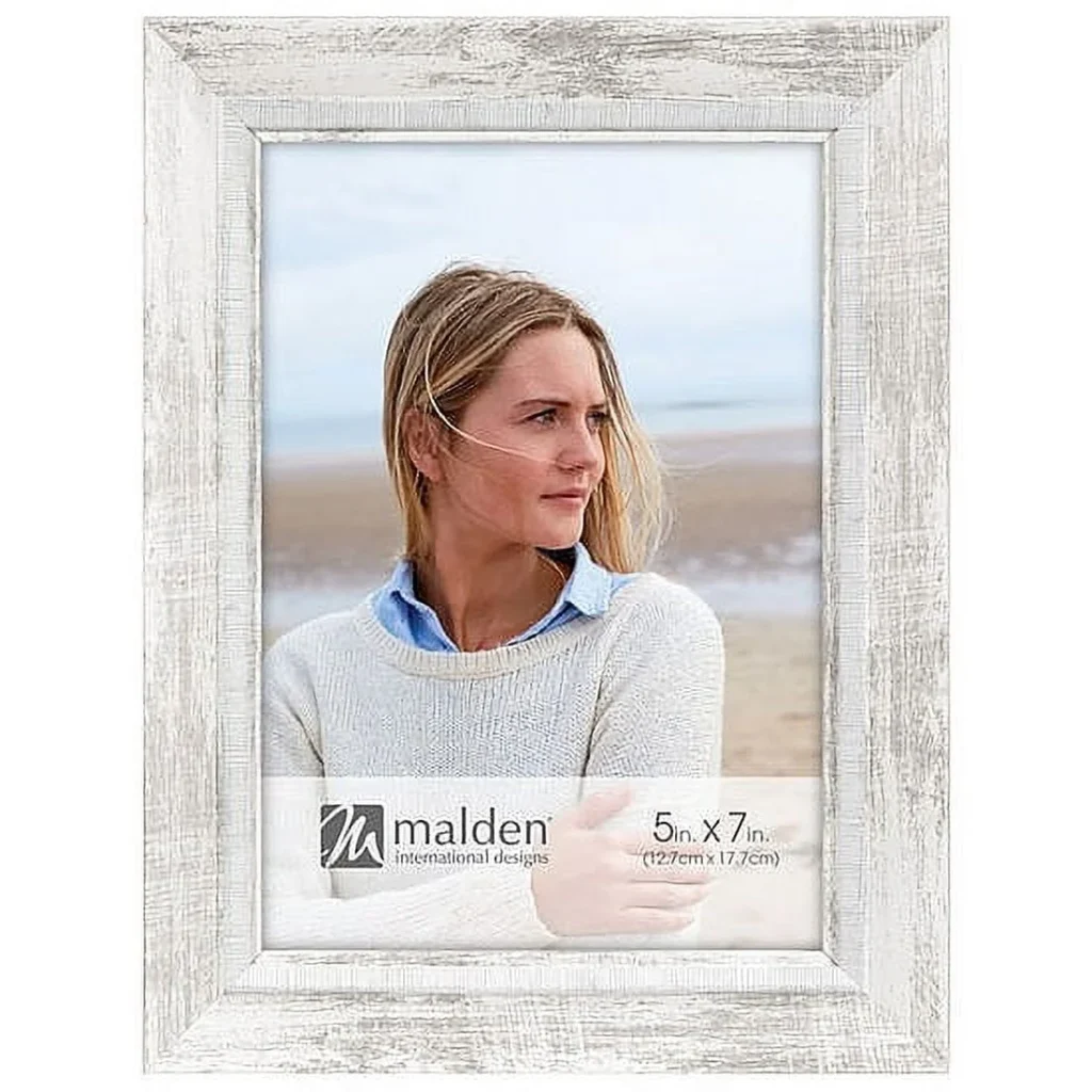 Threshold White Wash 5" X 7" Photo Frame