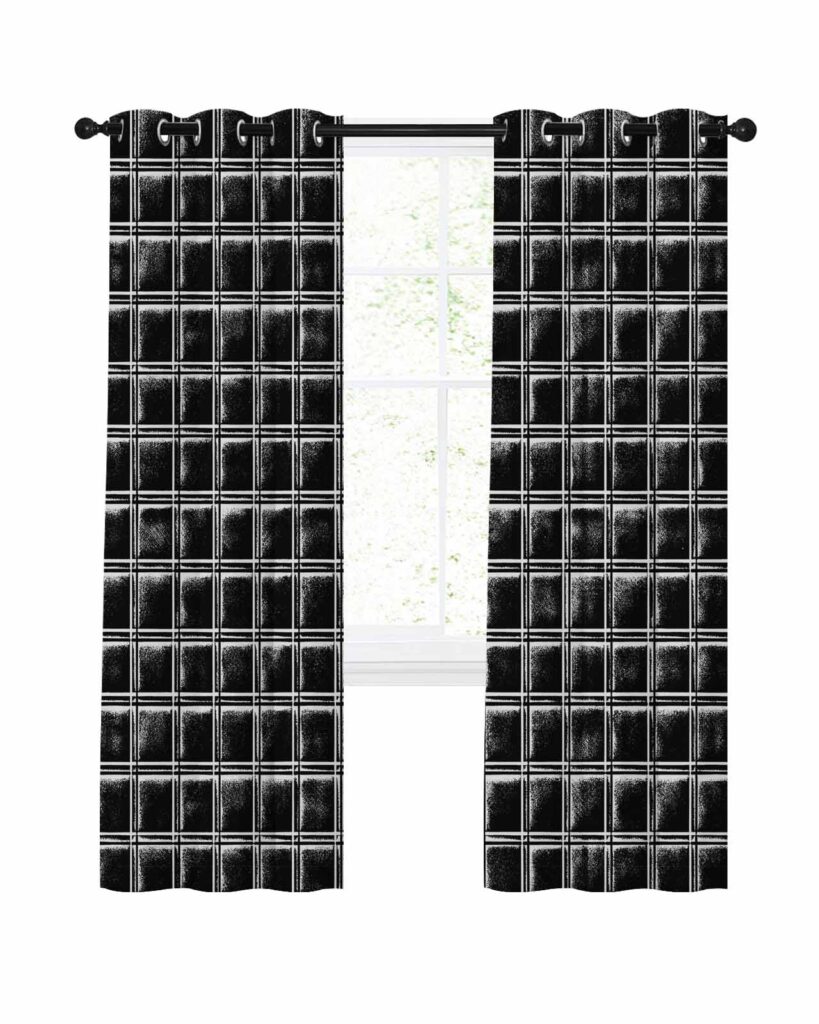52" X 84" Larkhall Plaid Blackout Window Curtains