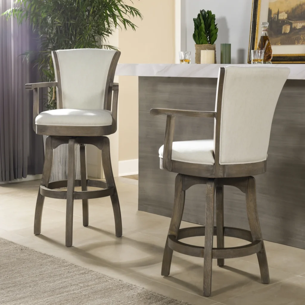 Azizah Swivel Counter and Bar Stool