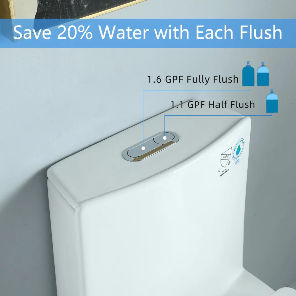 Ove Sabine 1-Piece Dual Flush Toilet