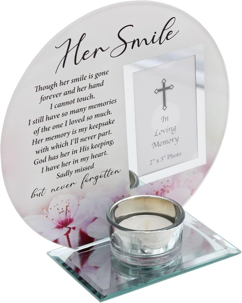 Memorial Tealight Holder with LED Tealight