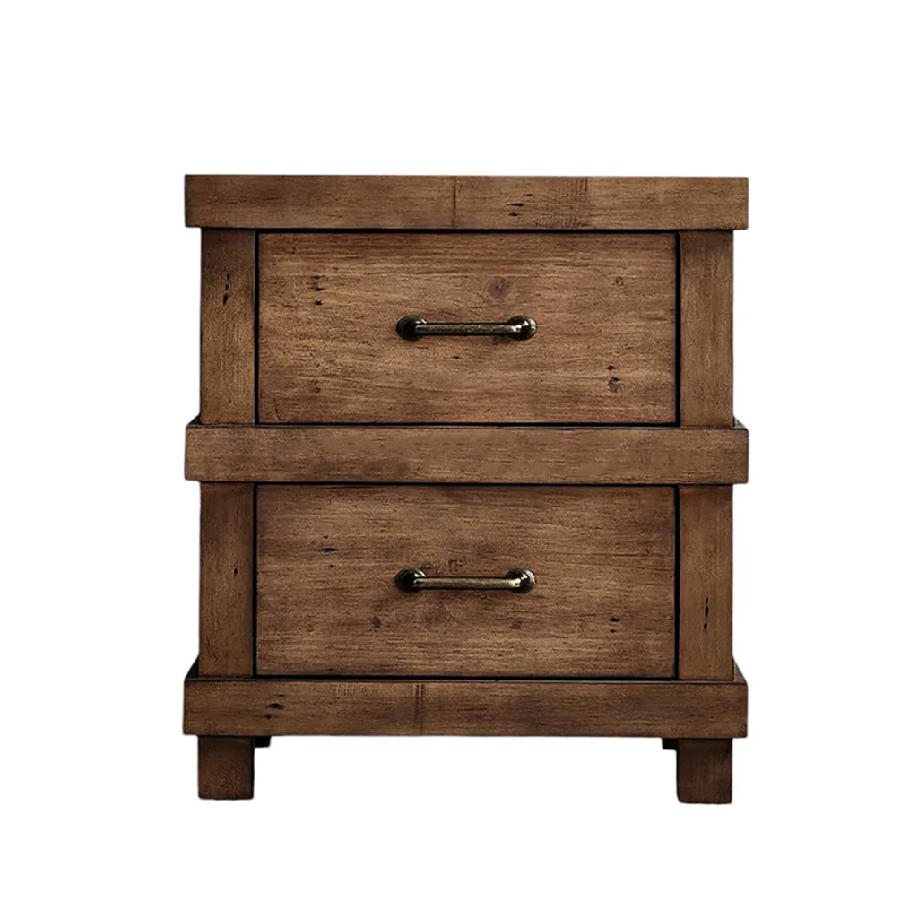 Haraway 2 - Drawer Nightstand in Antique Oak