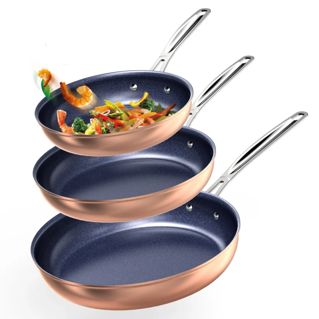 3 Piece Skillet Frying Pan