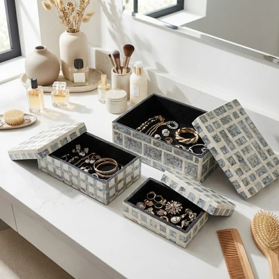 Small Capiz Decorative Box - Threshold