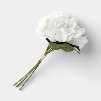 Hydrangea Artificial Stem Bundle Cream - Room Essentials