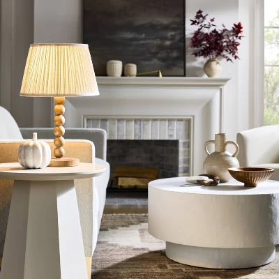 Soft Pleated Shade Off-White - Threshold