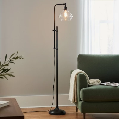 Brightech Logan Mid-Century (Includes LED Light Bulb) Marble Base
