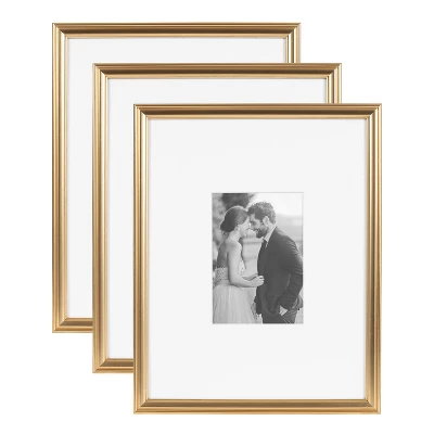 Kate & Laurel All Things Decor (Set of 3) 11"x14" Matted to 5"x7" Adlynn
