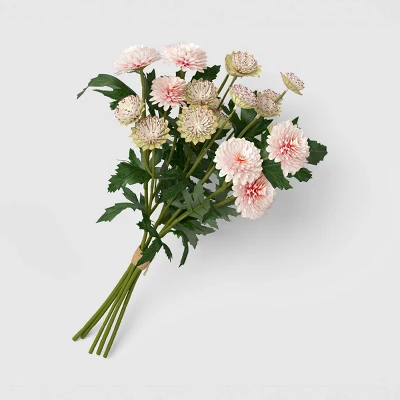 Pink Floral Artificial Stem Bundle - Room Essentials