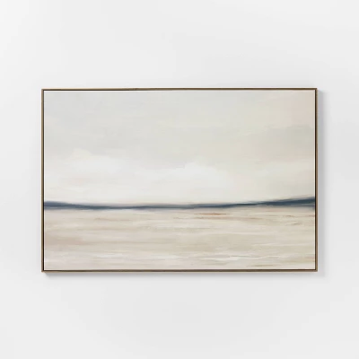 60"x40" Landscape Framed Canvas - Threshold