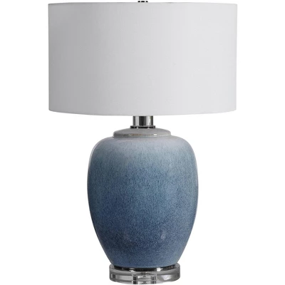 Mini Ceramic Lamp Blue - Room Essentials