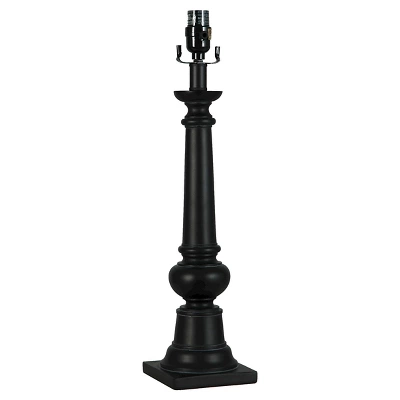 Column Small Lamp Base Black - Threshold