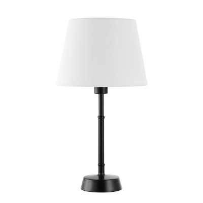 20.5"x12.5" Modern Table Lamp Black/White - Threshold