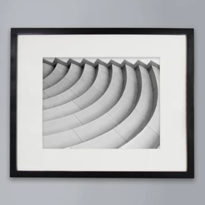 16" X 20" Matted to 11" X 14" Thin Gallery Frame Natural - Threshold