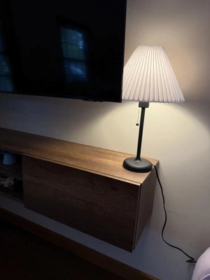 Stick Steel Table Lamp Black - Room Essentials