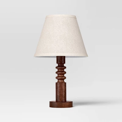 Mid Tone Wood Table Lamp - Threshold