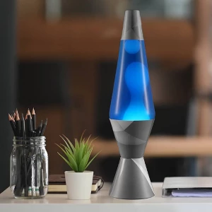 Lava 14.5" Geometric Monochrome Novelty Table Lamp: Modern Decor