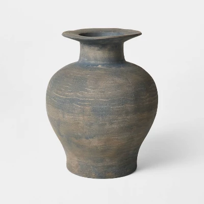 Exaggerated Rim Ceramic Medium Vase - Threshold