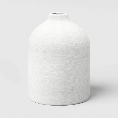 Large Ceramic Vase White - Threshold