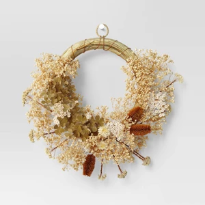 Goldenrod Mix Fall Wreath - Threshold