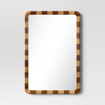 24"x36" Striped Wall Mirror - Threshold