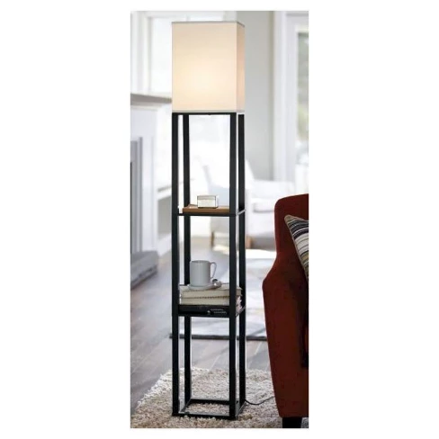Shelf Floor Lamp Brown - Threshold