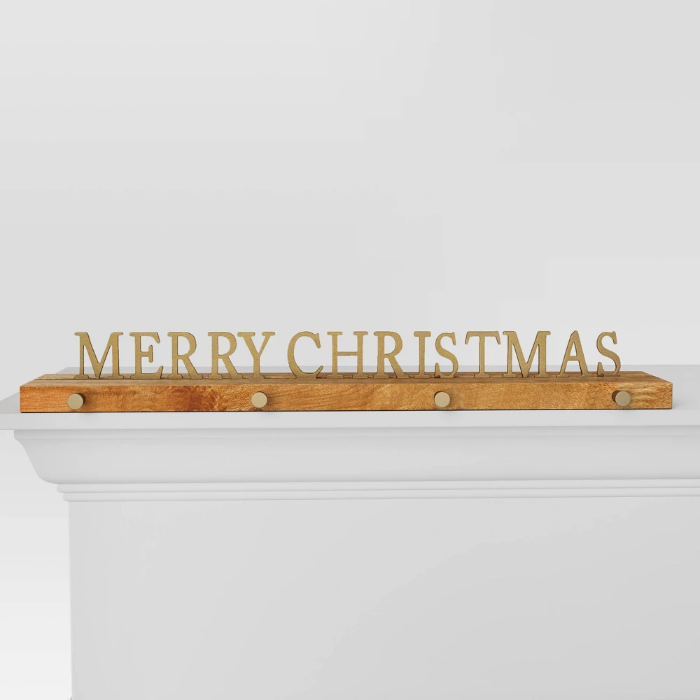 Merry Christmas Stocking Holder - Threshold