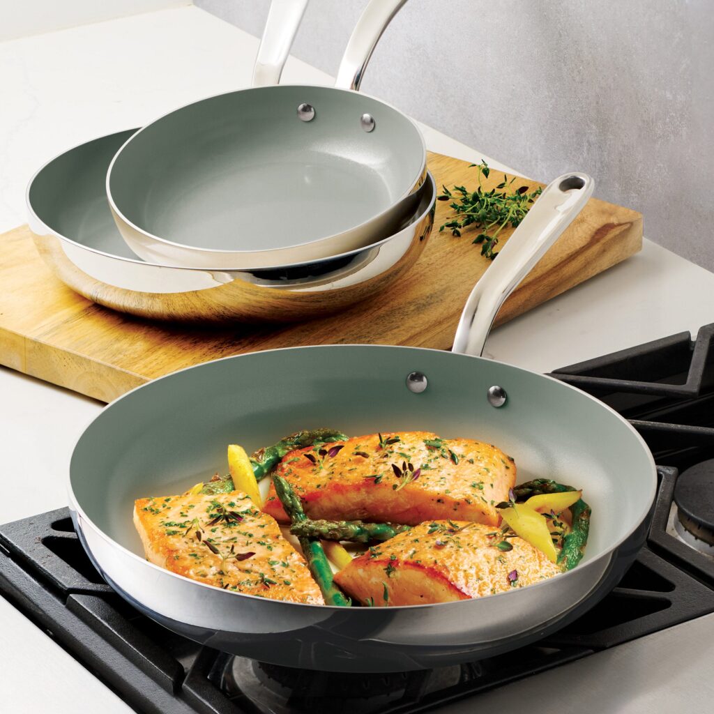 All-Clad Skillets 3pc
