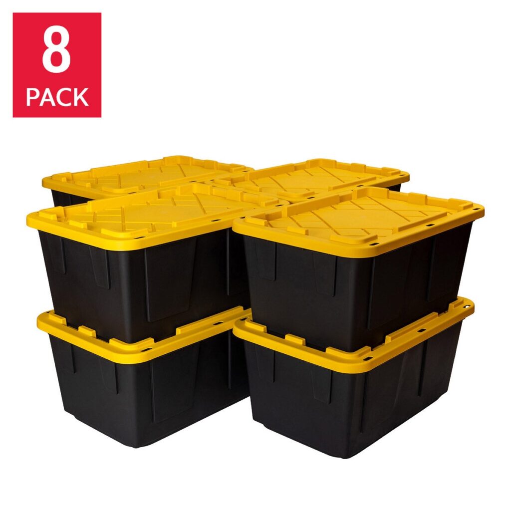 Black & Yellow Bins