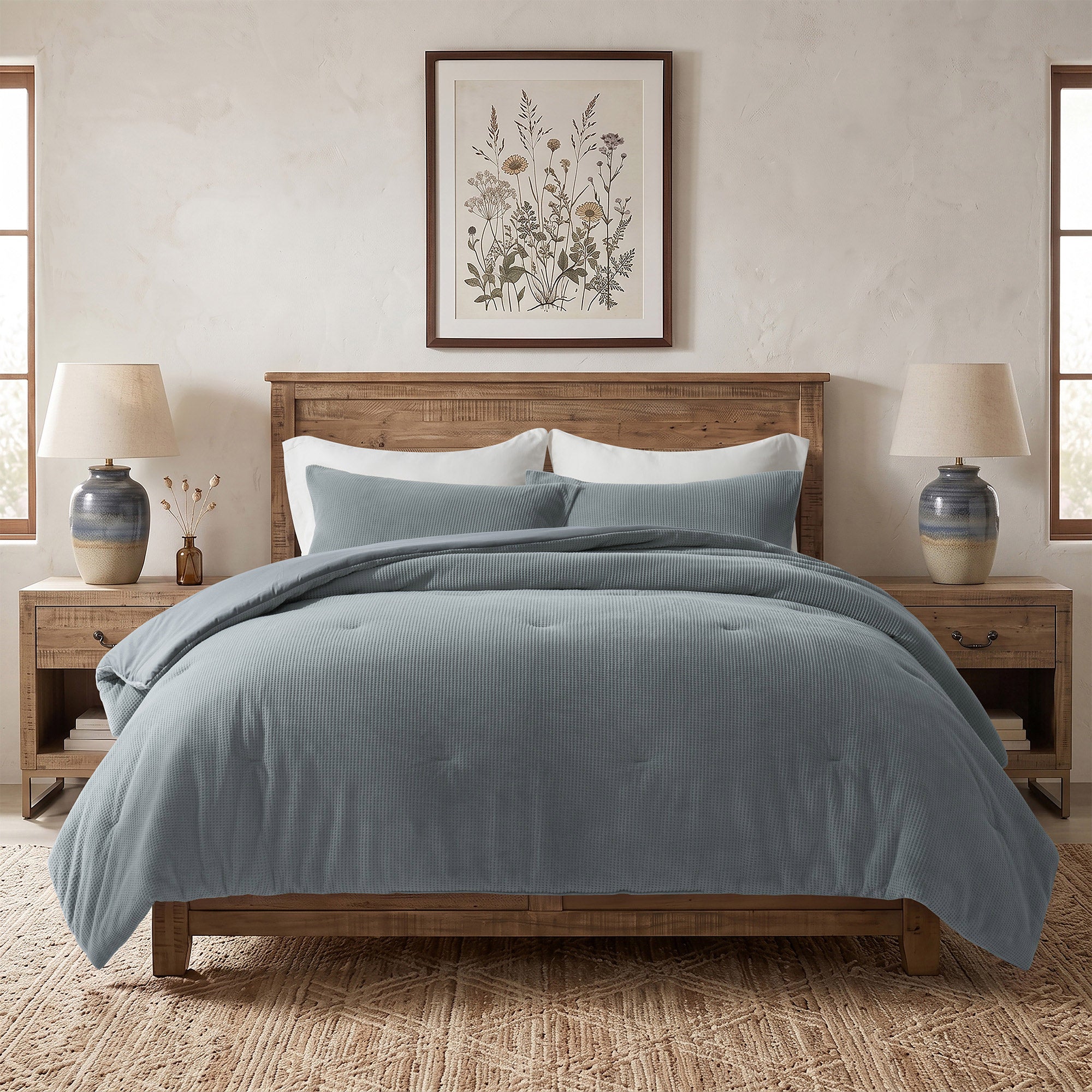 Broadhaven Edge More 7 Piece Silk Comforter Set Queen, view 2