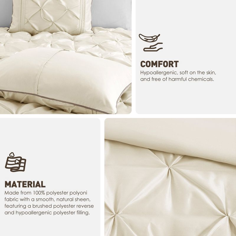 Broadhaven Edge More 7 Piece Silk Comforter Set Queen, view 3