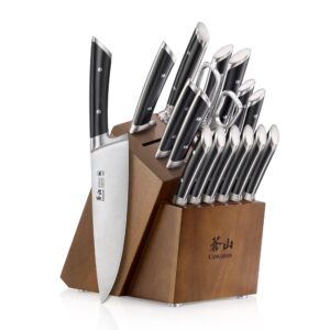 Cangshan Olympus 17-Piece German Steel Forged Knife Set