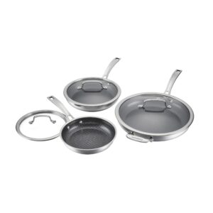 Cuisinart 5-Piece Stainless Steel Skillet Set