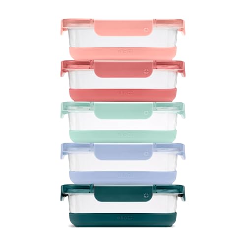 Ello Duraglass Stackable Food Storage
