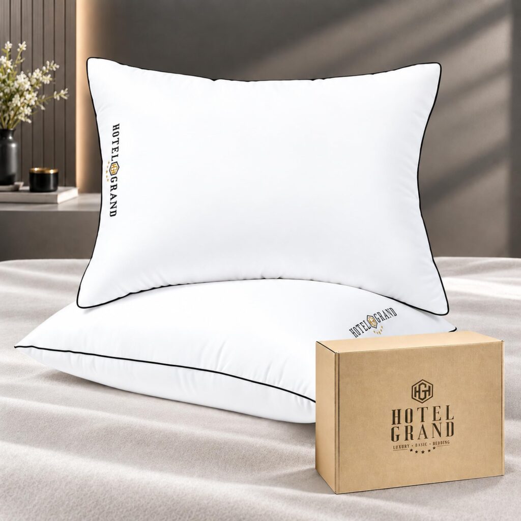 Hotel Grand Pillow – Jumbo, White