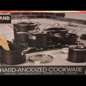 Kirkland Signature 12-Piece Hard-Anodized Cookware Set