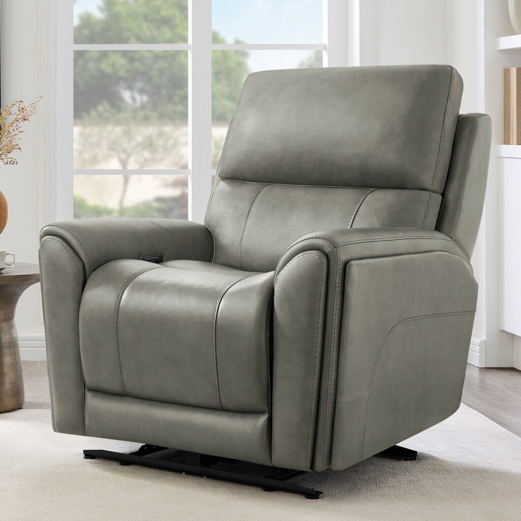 Mason Leather Power Reclining Chair with Headset