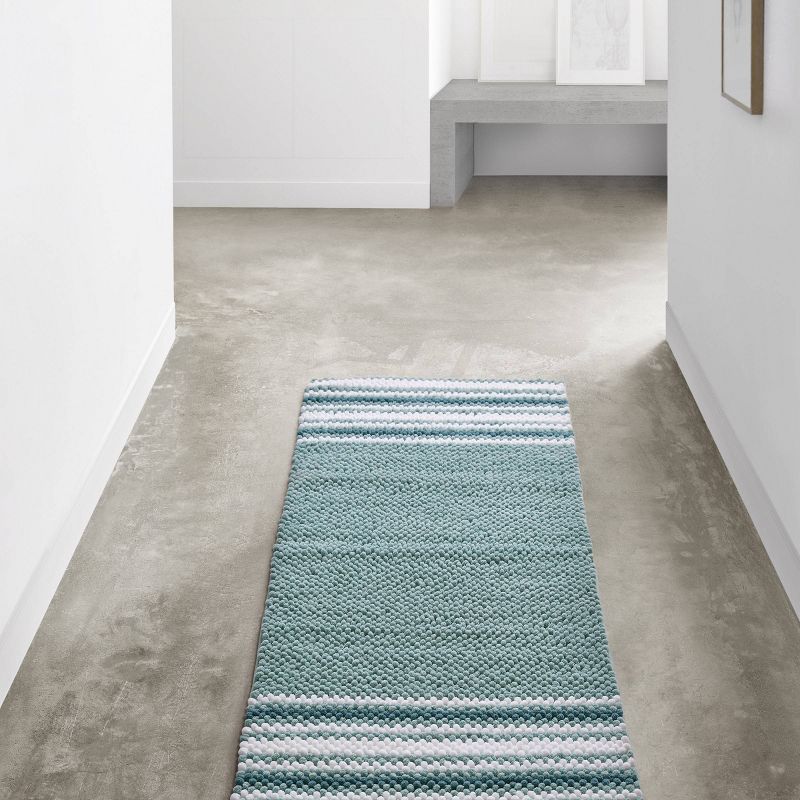 Noodle Jacquard Bath Rug, view 3