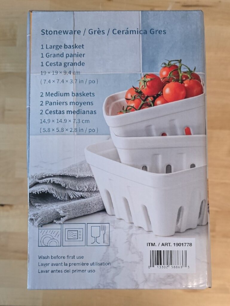 Over & Back 3-Piece Berry Basket Set