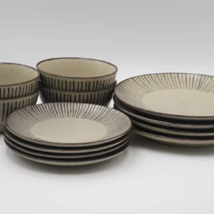 Over & Back Options Dinnerware Set – Cream