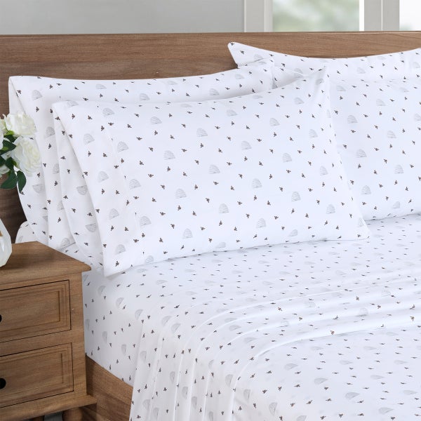 Pointe Haven Microfiber Queen Sheet Set