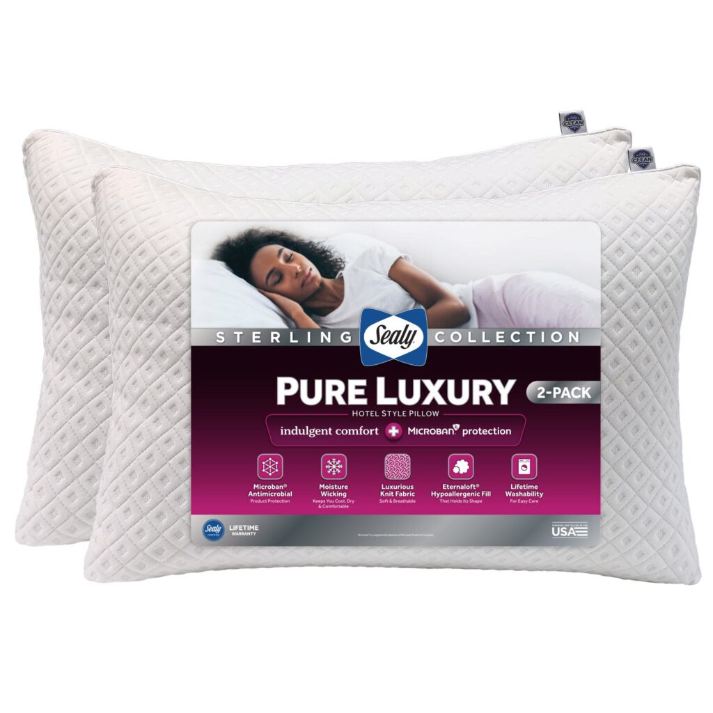 Sealy All-Night Cooling 2pk Pillow