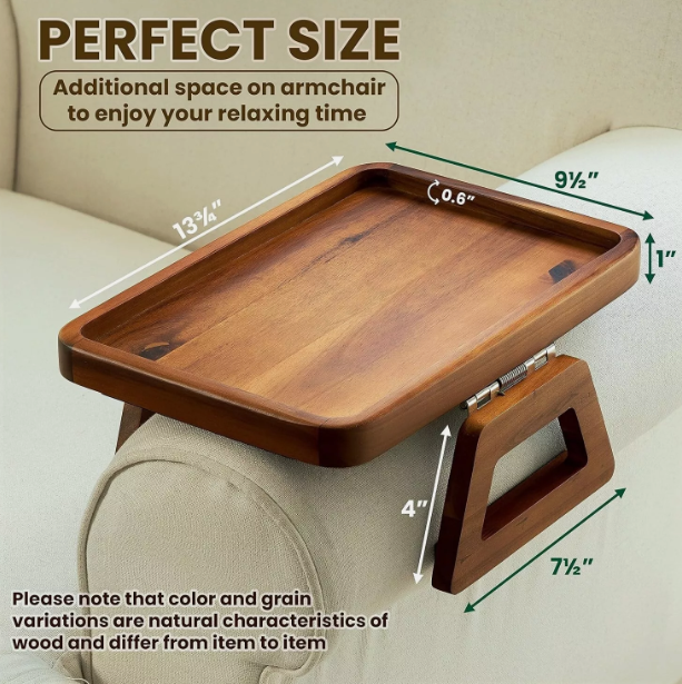 SmartDesign Sofa Arm Tray