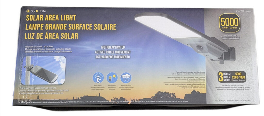 Sol-R-Brite Solar Light